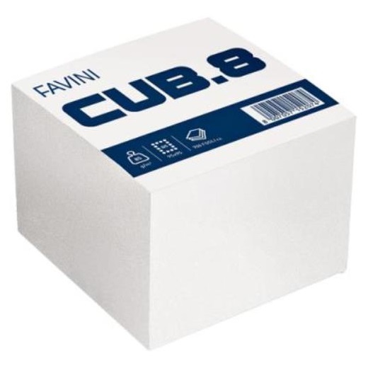 Cubo 700 fogli bianchi Favini