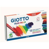 Pastelli Olio Maxi Giotto 12 colori - Punto Ufficio Web