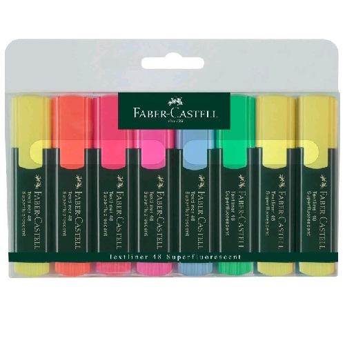 Evidenziatore Faber-Castell 8 pezzi