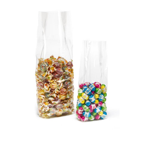 Sacchetti trasparenti 9x28 cm per alimenti