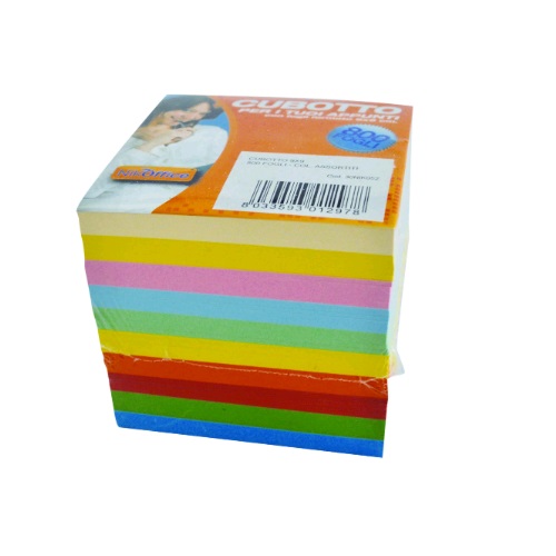 Cubo 800 fogli colorati