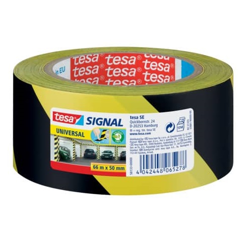 Nastro adesivo giallo nero