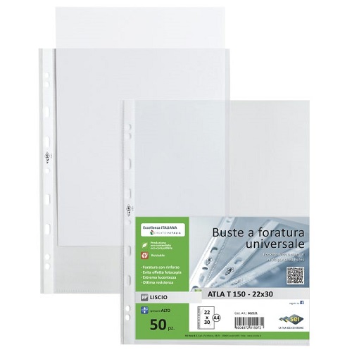 Buste forate 23x33 cm lisce